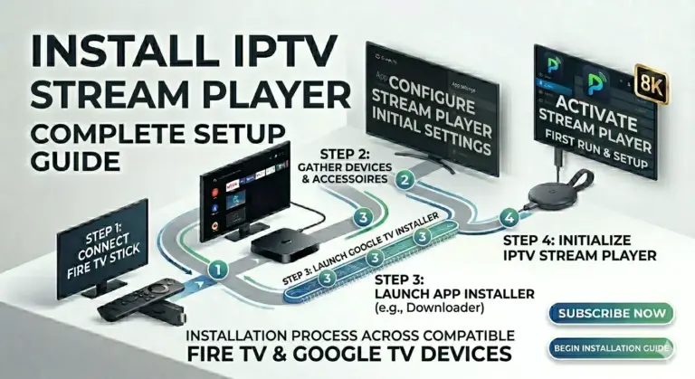 How to Install IPTV Stream Player on Amazon Firestick Android TV Google TV